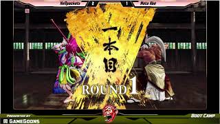 SamSho Bootcamp Hellpockets vs Meta Abe w Sugar Bear/Gorro on Commentary