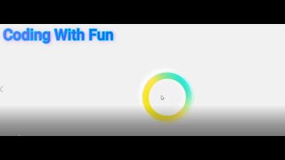 Neumorphism Gradient Loader Ring Animation Effects using Html & CSS | Light Version | #codingwithfun
