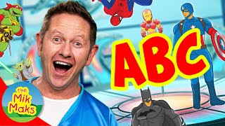 Superhero ABC Song | Learn English Alphabet for Kids | Nursery Rhymes | The Mik Maks