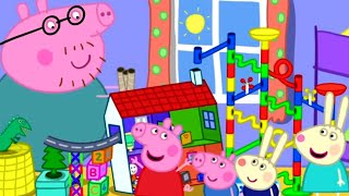 The Biggest Marble Run Challenge with Peppa Pig | Peppa Pig Official Family Kids Cartoon