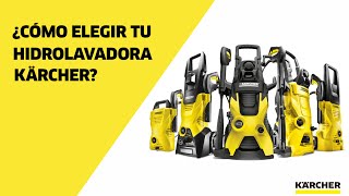 ¿Cómo elegir tu hidrolavadora Kärcher?