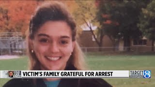 Victim's family grateful for arrest in 1996 cold case