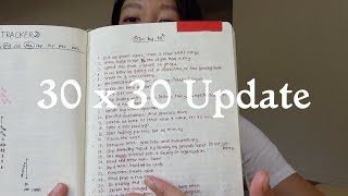 30 x 30 UPDATE | Bucket List