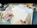 sketchpaper in leather journal｜レザージャーナルをお絵描き画板にしちゃいたい【作業動画】