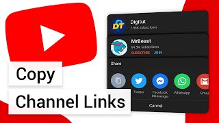 How to Copy Youtube Channel Link on Mobile (2022)