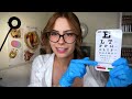 asmr eye exam roleplay light triggers for sleep u0026 relaxation 💡