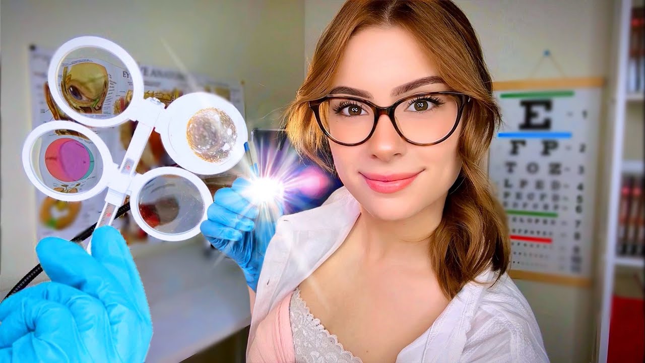 Asmr Eye Exam Roleplay Light Triggers For Sleep Relaxation рџ ў Youtube