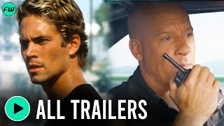 All FAST AND FURIOUS Trailers (2001-2023) | Vin Diesel, Paul Walker, Jason Momoa, Brie Larson