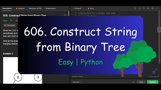 Leetcode 606 Construct String from Binary Tree | Easy | Python
