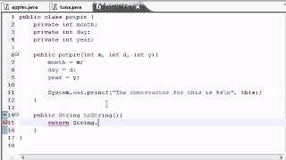 Java Programming Tutorial 42 toString YouTube