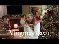 DECORATE THE HOUSE FOR CHRISTMAS WITH ME 🎄 traditional & classic decor - Vlogmas day 1