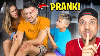 I got in a ACCIDENT "PRANK" on My Family.. (They Freaked Out) | The Royalty Family