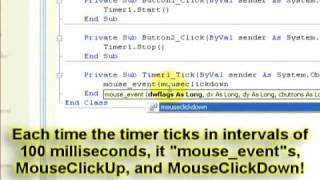 Autoclicker Tutorial Visual Basic 2008