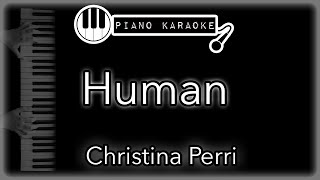 Human - Christina Perri - Piano Karaoke Instrumental