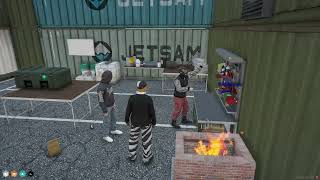 TOTAL ANARCHY. Lang Learns the Besties Completely Locked Down Jail - NoPixel 4.0