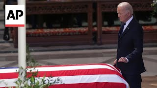 Biden delivers eulogy at Jimmy Carter's funeral in Washington, D.C.