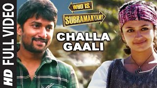 Challa Gaali Thakuthunna Full Video Song   Yevade Subramanyam   Nani, Malvika, Vijay Devara