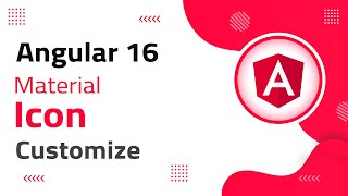 13) Mat Icon Customization in Angular 16 | angular material 16 | angular 16 tutorial