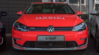 POŽÁRY.cz: Porsche ČR propaguje elektromobily, VW e-Golf zapůjčila hasičům z MSK