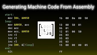 Generating Machine Code (16-Bit VM in JavaScript 011)