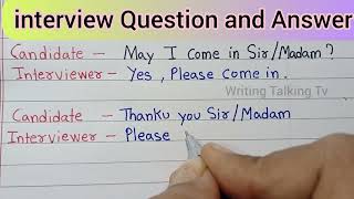 Job Interview Conversation In English | Job Interview Questions And Answers | Job Interview