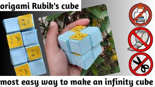 Fidget origami paper | Origame | origami fidget toys cube | Rubik's cube | antistress transformer.
