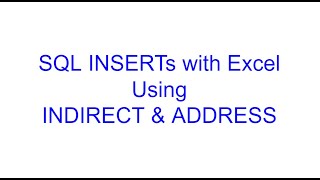 Logistics behind SQL INSERT Statements using Excel | Learn Python From Scratch 25 | Kovolff