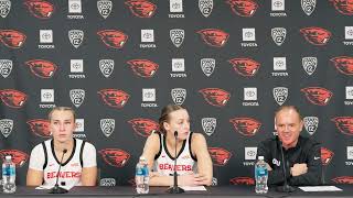 WBB v. Washingon State Postgame Presser | Kennedie Shuler, AJ Marotte, Scott Rueck