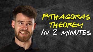 Pythagoras Theorem explained in 2 minutes.