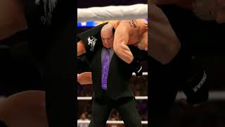 WWE 2K22 Paul Heyman Give F5 To Brock Lesnar #shorts #wwe #trending #viral