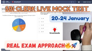 📚Smartkeeda SBI CLERK Live mock test (20-24 Jan) 💯 Share your Score👆🎯How to attempt mock #sbi #ibps