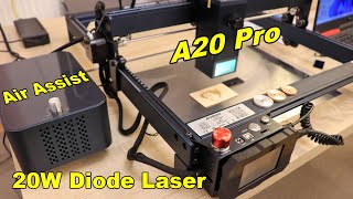 My first experience with 20W diode laser: Atomstack A20 Pro by Creatorally