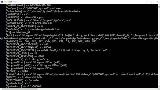 PHP command line in windows