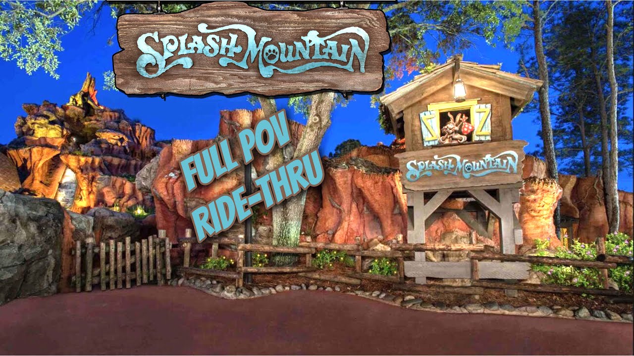 Splash Mountain Disney World Full Ride-Thru At Magic Kingdom | Brer ...