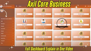 Axil Core Business Dashboard Explain- Sabhi Chij ak hi Video Mai... @bitbse #mlm #mlmbusiness