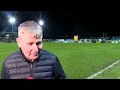 stephen kenny after st pat s defeat in galway