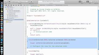 iPhone/iPad Tutorial & Lesson 15: Custom UITableViewCell