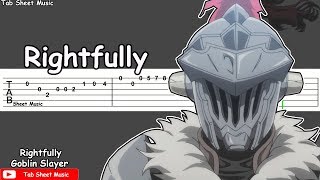 Goblin Slayer OP - Rightfully Guitar Tutorial