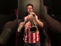 Volver Volver Volver Trumpet Intro on Soprano Sax (Vicente Fernandez) #shorts