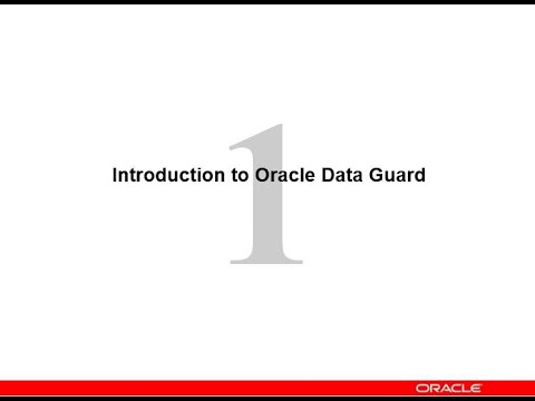 Introduction to Oracle Data Guard