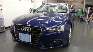 Audi A5　カブリオレ　車磨きとコーティング専門店｜東京のポリッシュファクトリー｜カーコーティング施工事例