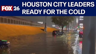 Houston city officials say they're prepared for cold weather