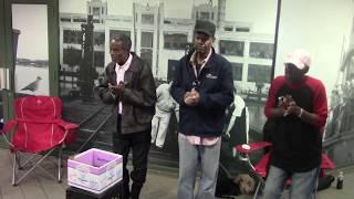 Incredible  Black Singers Acappella Treo #busking - part 3