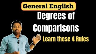 Degrees of Comparison Complete Class in Telugu | Competitive English Grammar