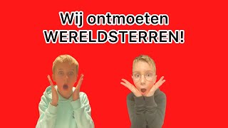 Wij ontmoeten WERELDSTERREN!! | De Kleine Avonturiers Vlog #4