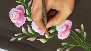 Easy Flowers Painting || Acrylic Painting || #art  ||#artwork