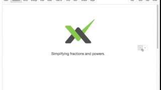 Simplifying fractions with powers