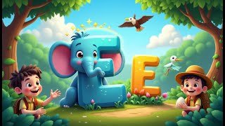 🔤🐘 Phonics Song with Fun  E is for Elephant, Egg, and Elbow | Nanhe Apne 🥚💪