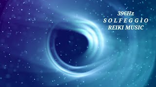 396Hz Solfeggio, Destroy Unconscious Blockages and Negativity, Reiki Music with 3mins Bell