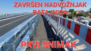 ZAVRŠEN I PUŠTEN U RAD NADVOŽNJAK U BATAJNICI,PRVI SNIMAK PREKO MOSTA I IZ AUTOMOBILA